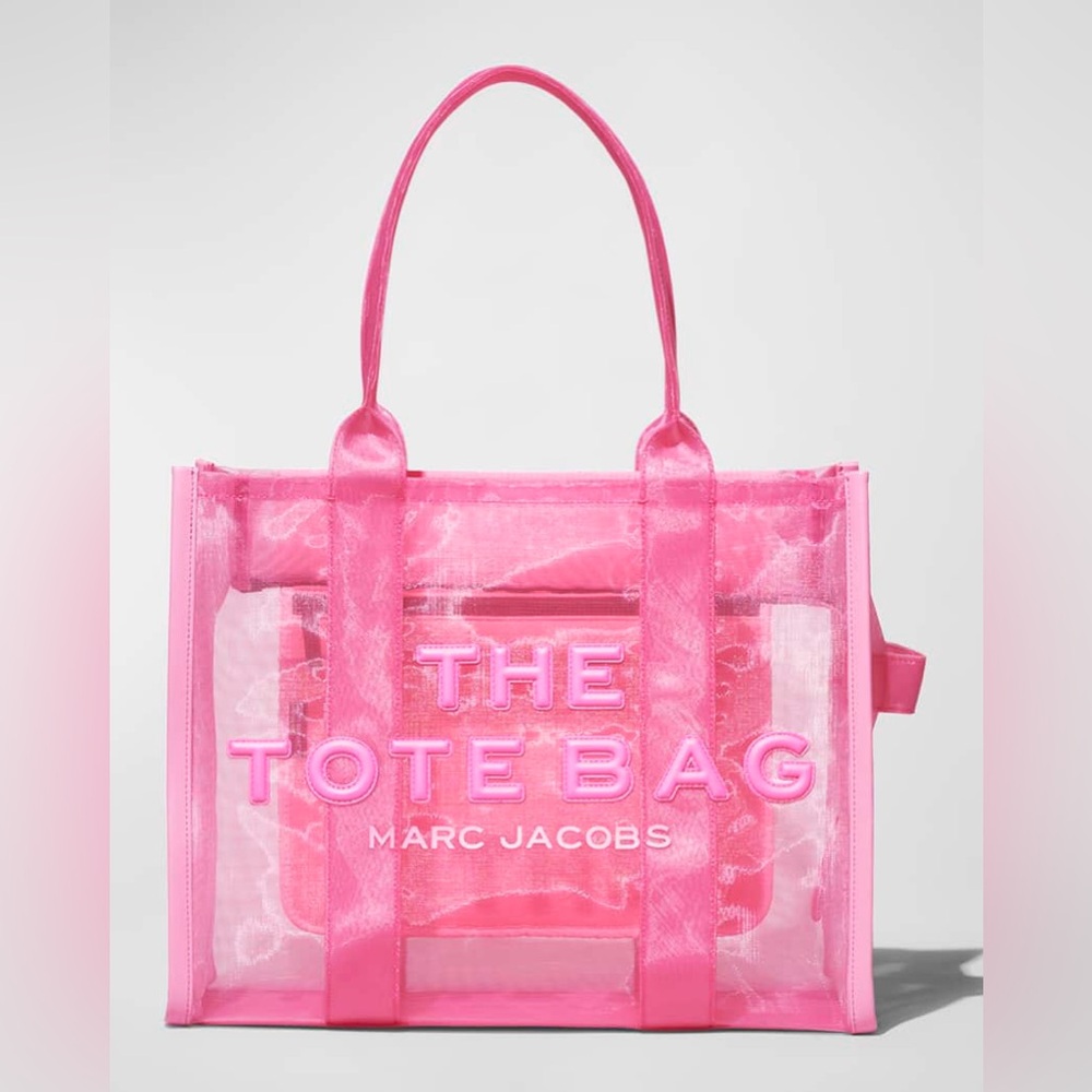 Marc Jacobs The Large Mesh Tote Bag in Candy Pink